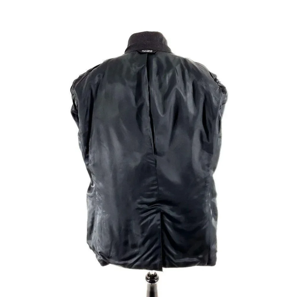 Jos A Bank Wool Cashmere 2‎ Button Blazer 46L Gray